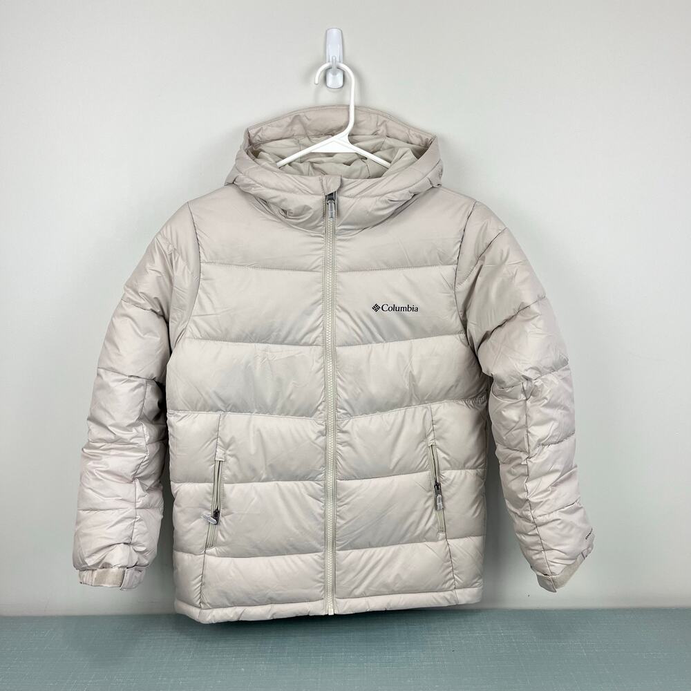 Columbia Youth Pike Lake II Hooded Jacket Dark Stone M 10/12